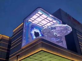 led戶外全彩大屏 P5 led裸眼3D屏