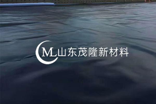 《龍大養(yǎng)殖有限公司景芝鎮(zhèn)沼氣利用及污水處理工程項目部》土工膜施工